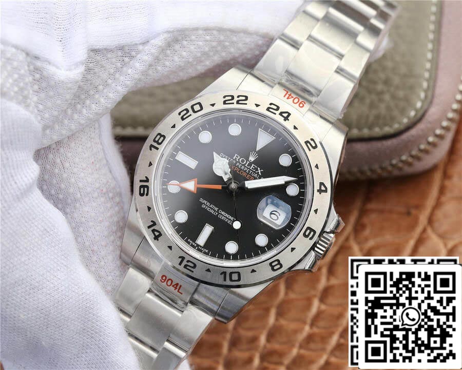 Rolex Explorer M216570-0002 1:1 Melhor Edição GM Factory V4 mostrador preto