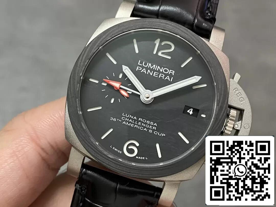 Panerai Luminor PAM01096 1:1 Meilleure édition VS Cadran noir d'usine