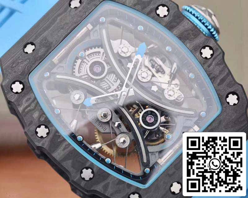 Richard Mille RM53-01 1:1 Best Edition JB Factory Black Carbon Swiss Tourbillon Movement