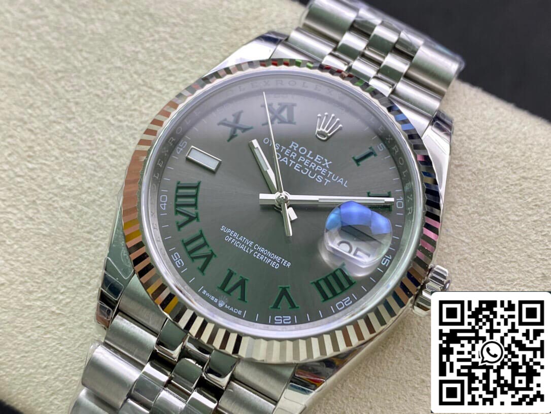 Rolex Datejust M126234-0045 36MM 1:1 Melhor Edição EW Factory Mostrador Cinza