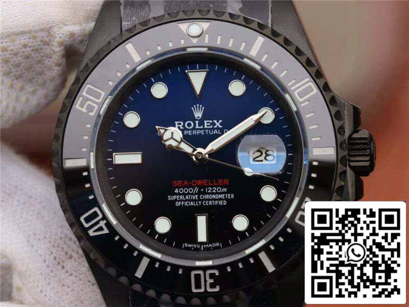 Rolex Deepsea Sea-Dweller 116660 1:1 Mejor Edición Suiza ETA2836 Esfera Degradada