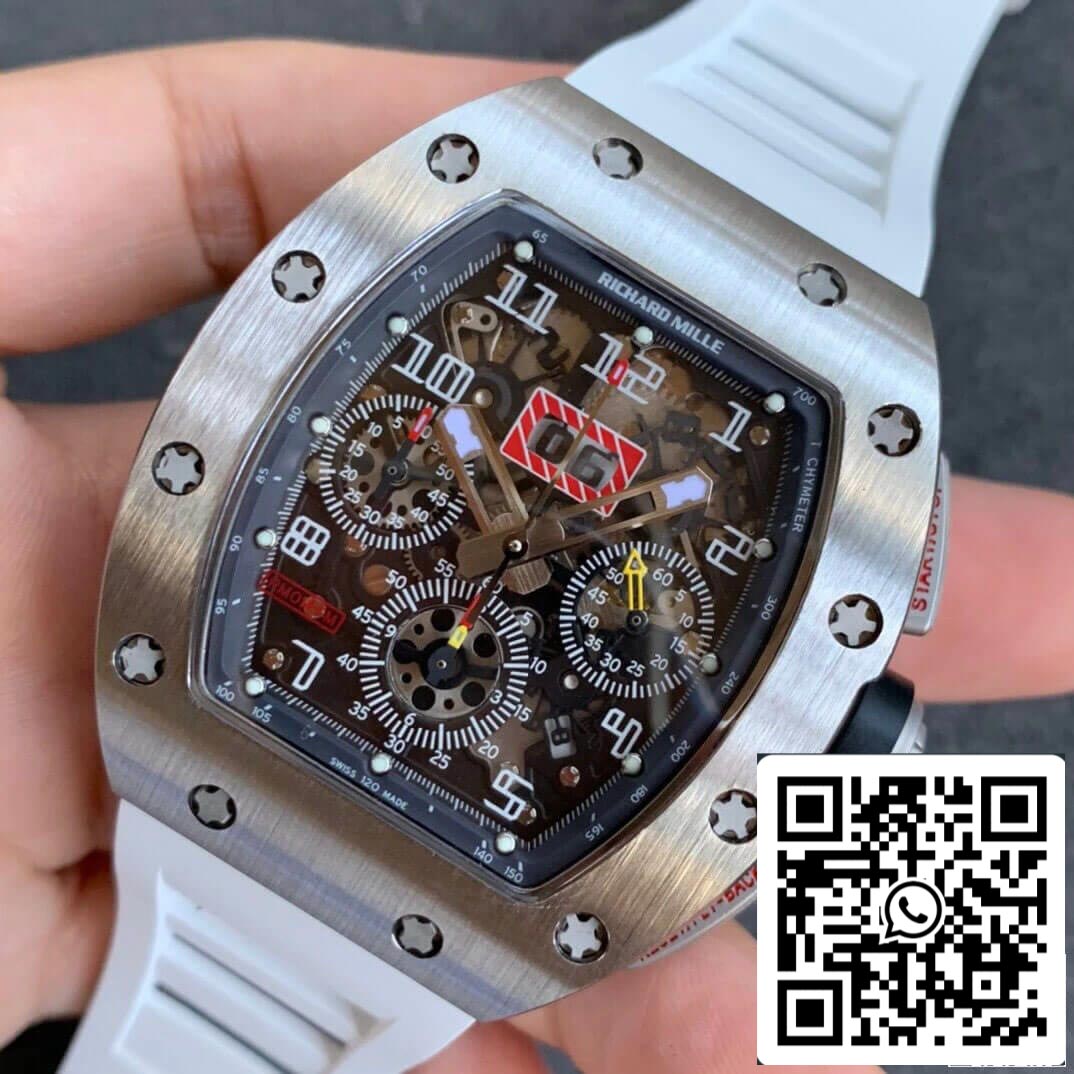 Richard Mille RM11-03 1:1 Best Edition KV Factory Carbon Fiber Red Strap