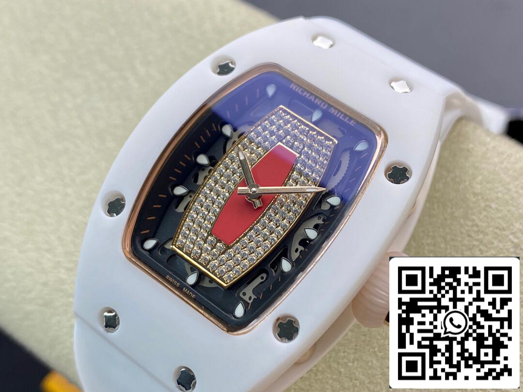 Richard Mille RM 07-01 1:1 Best Edition RM Factory Diamant-Zifferblatt