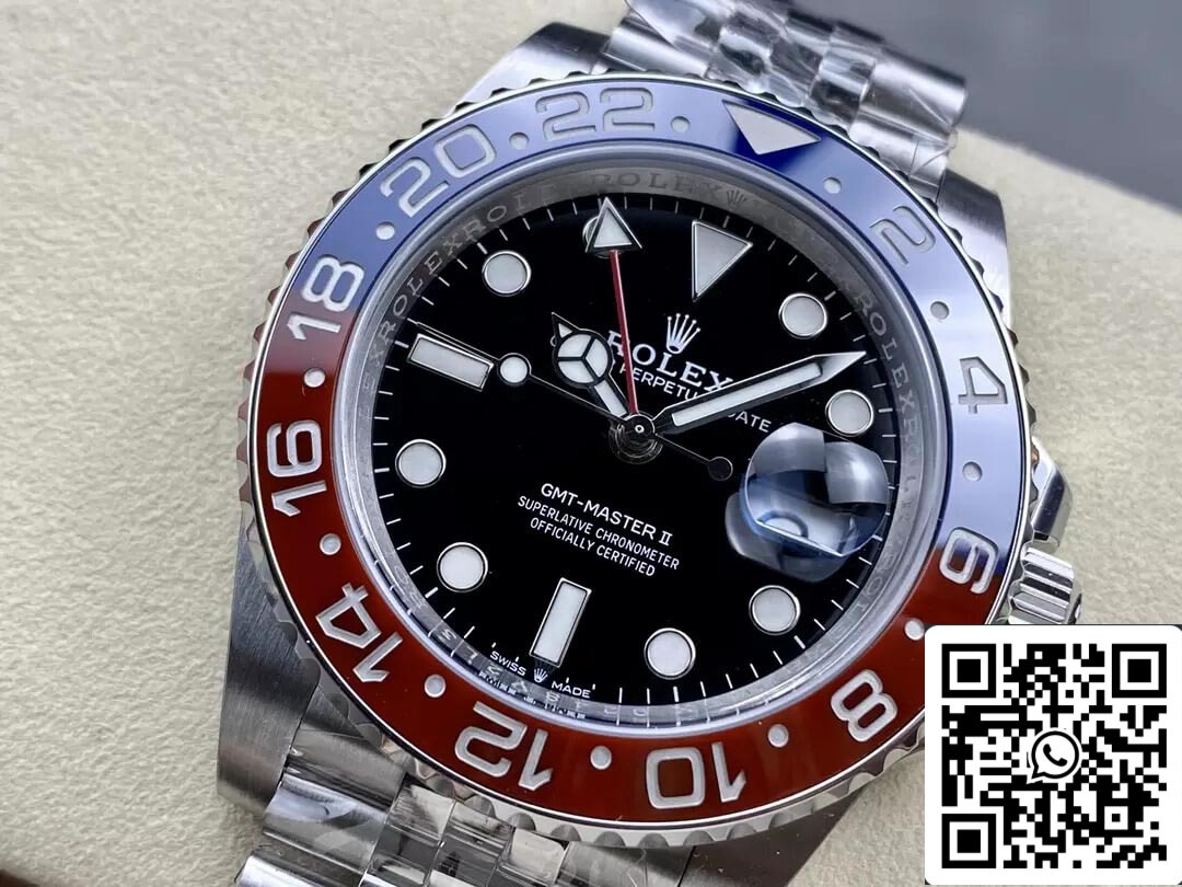 Rolex GMT Master II M126710BLRO-0001 1:1 Meilleure édition C+ Bracelet en acier d'usine