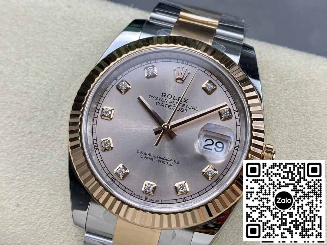 Rolex Datejust 41MM M126331-0007 1:1 Best Edition sauberes Fabrikdiamantzifferblatt