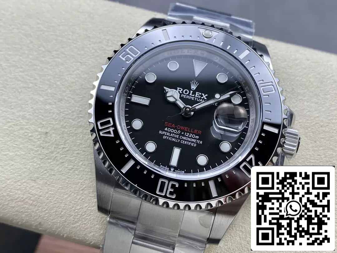 Rolex Sea Dweller M126600-0002 1:1 Meilleure édition VS Factory Cadran noir