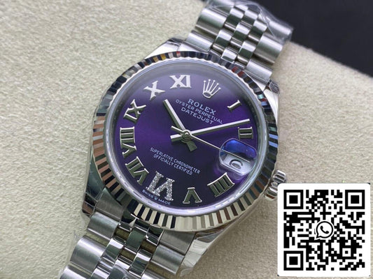 Rolex Datejust M178274-0088 1:1 Meilleure édition EW Factory Cadran violet