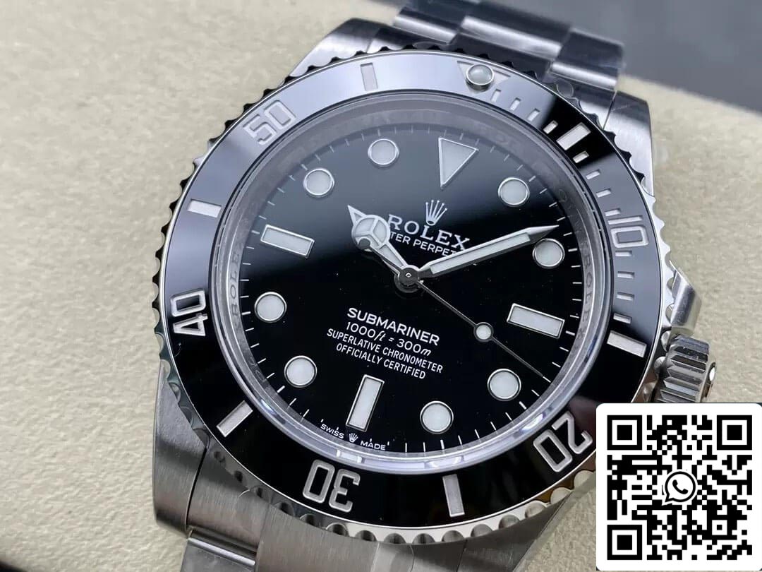 Rolex Submariner 114060-97200 senza data 3135 movimento 1:1 Best Edition VS Factory lunetta nera