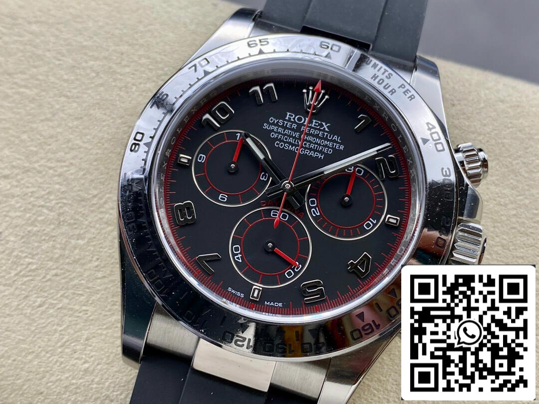 Rolex Cosmograph Daytona 116509 1:1 Meilleure édition Clean Factory Cadran noir