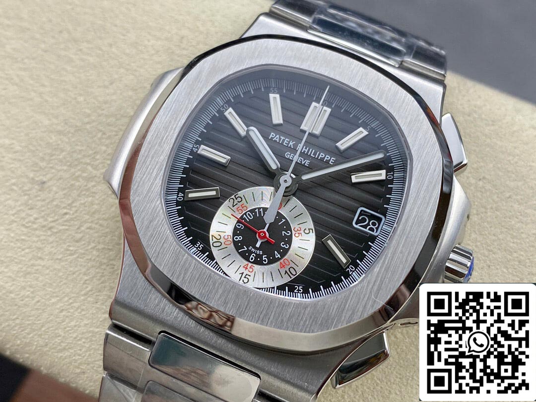 Patek Philippe Nautilus 5980/1A-014 1:1 Best Edition PPF Factory Black Dial