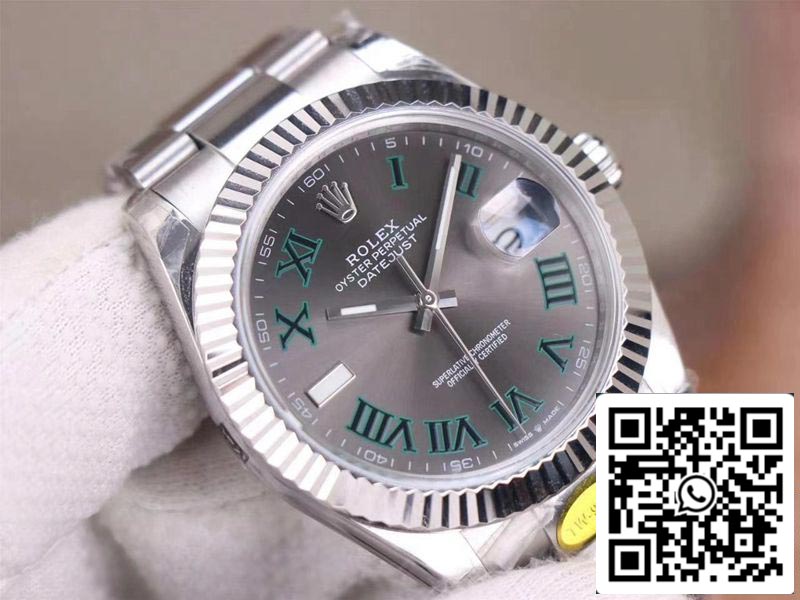 Rolex Datejust M126334-0021 1:1 Mejor Edición TW Factory Esfera Gris Suizo ETA3235