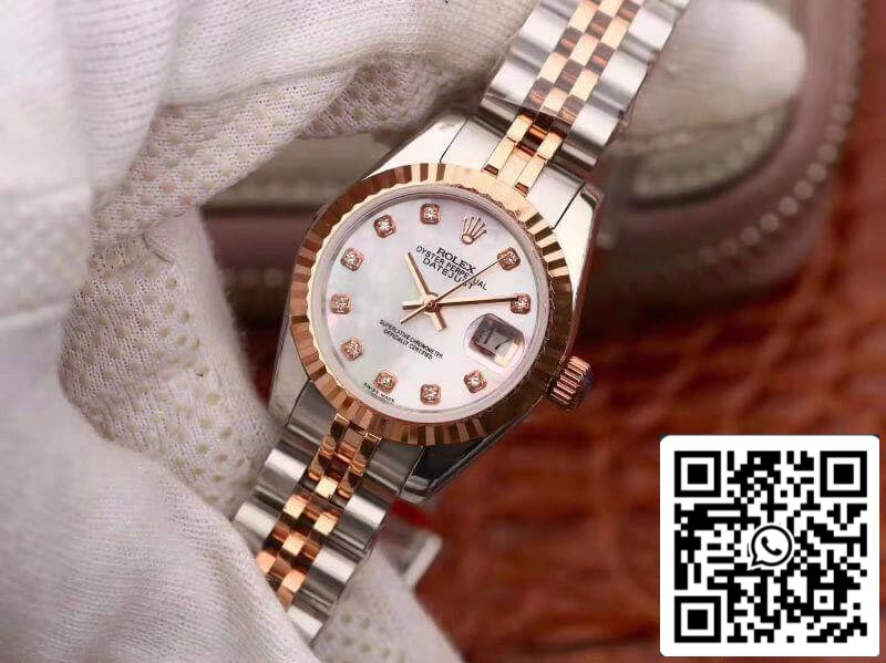 Rolex Lady Datejust 28MM 1:1 Meilleure édition Suisse NH05 Plaqué Or Rose