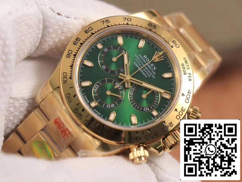 Rolex Daytona M116508-0013 1:1 Best Edition Noob Factory Green Dial Swiss ETA4130