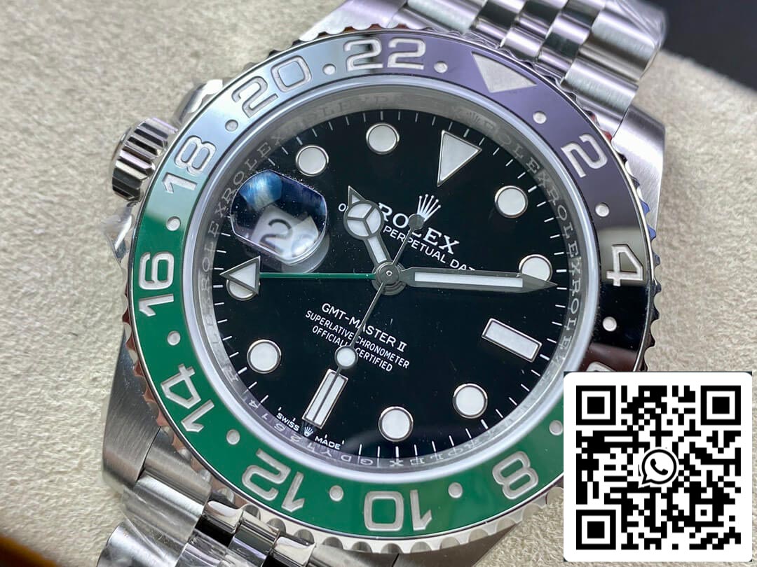 Rolex GMT Master II M126720vtnr-0002 1:1 Best Edition Clean Factory schwarzes Zifferblatt