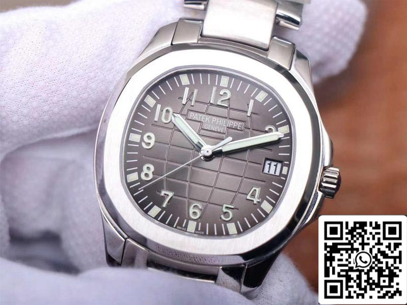 Patek Philippe Aquanaut 5167/1A-001 1:1 Melhor Edição ZF Factory Mostrador Cinza Suíço ETA324