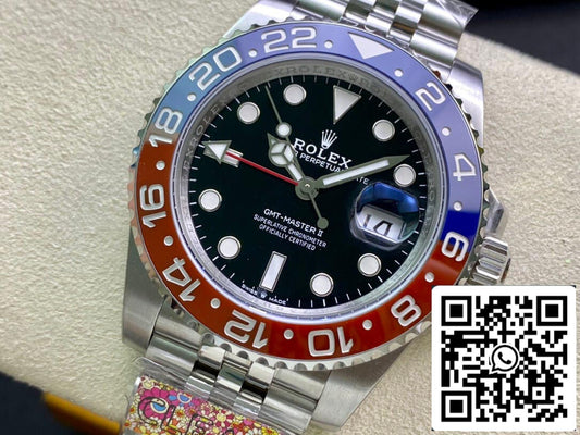 Rolex GMT Master II M126710BLRO-0001 1:1 Best Edition Clean Factory quadrante nero