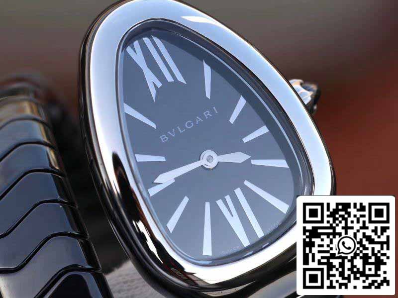 Bvlgari Srpenti Spiga 102735 1:1 Best Edition BV Factory Black steel Swiss Quartz Movement