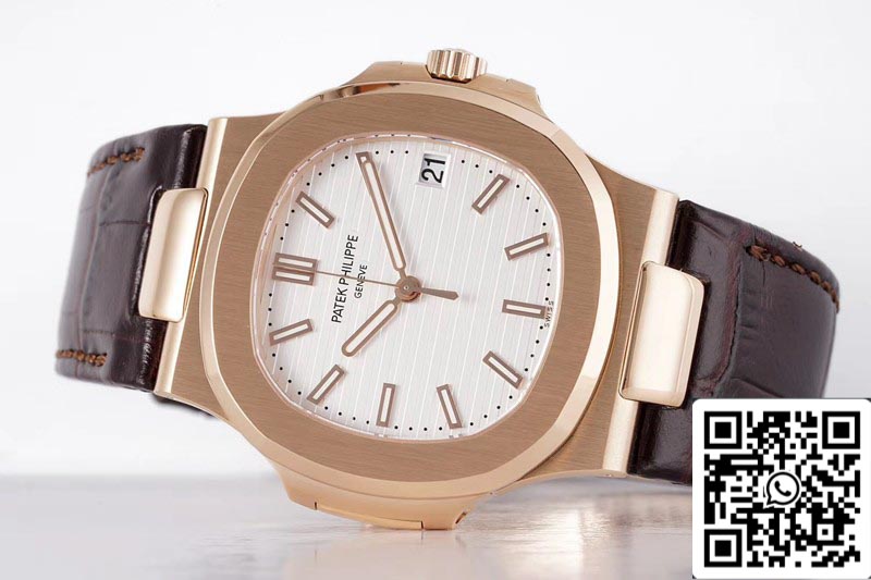 Patek Philippe Nautilus 5711R-001 1:1 Meilleure édition PPF Factory V4 Cadran blanc Suisse ETA324