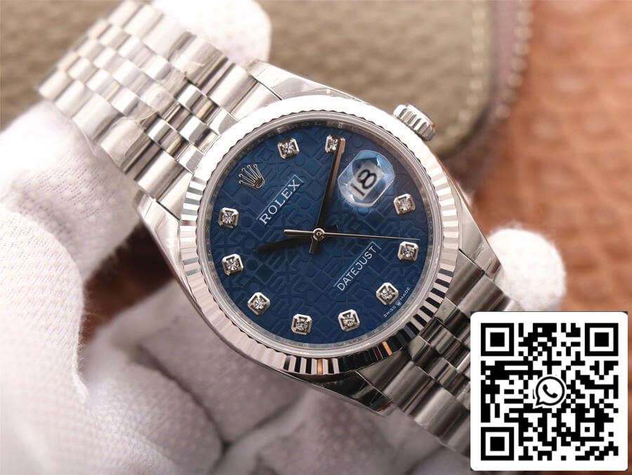 Rolex Datejust M126234-0011 1:1 Meilleure édition EW Factory Cadran bleu