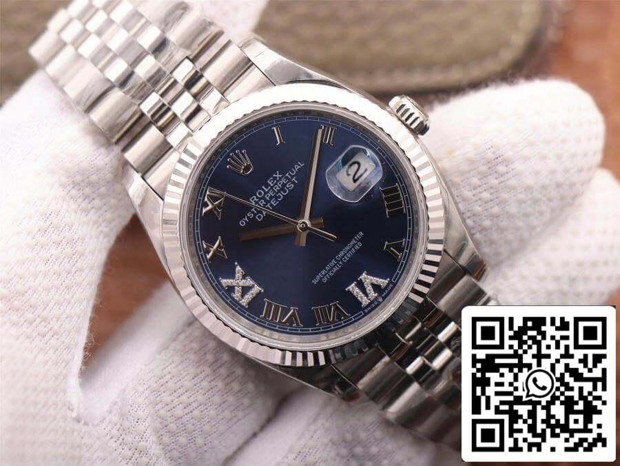 Rolex Datejust 126234 1:1 Meilleure édition EW Factory Cadran bleu