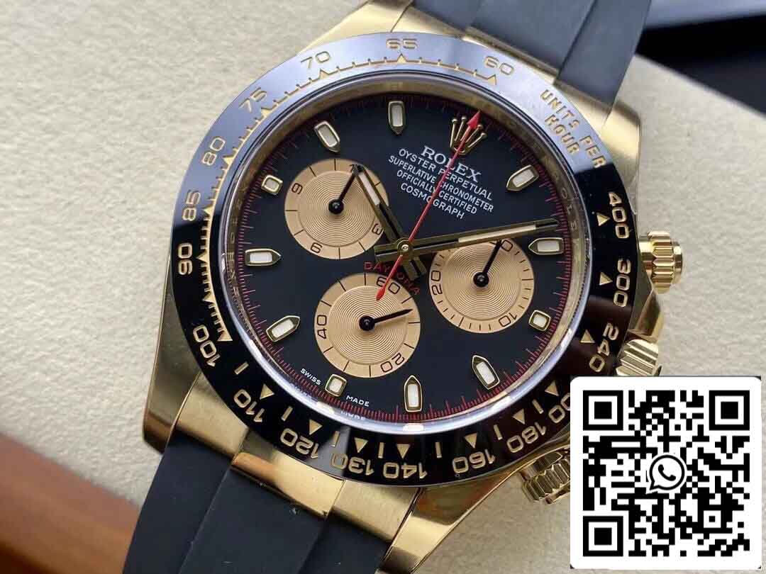 Réplique Rolex Cosmograph Daytona 116518LN-0039 Or jaune d'usine propre