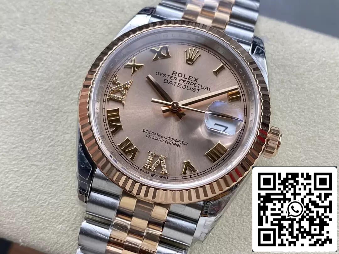 Rolex Datejust M126231-0027 36MM 1:1 Meilleure édition VS Cadran Or Usine