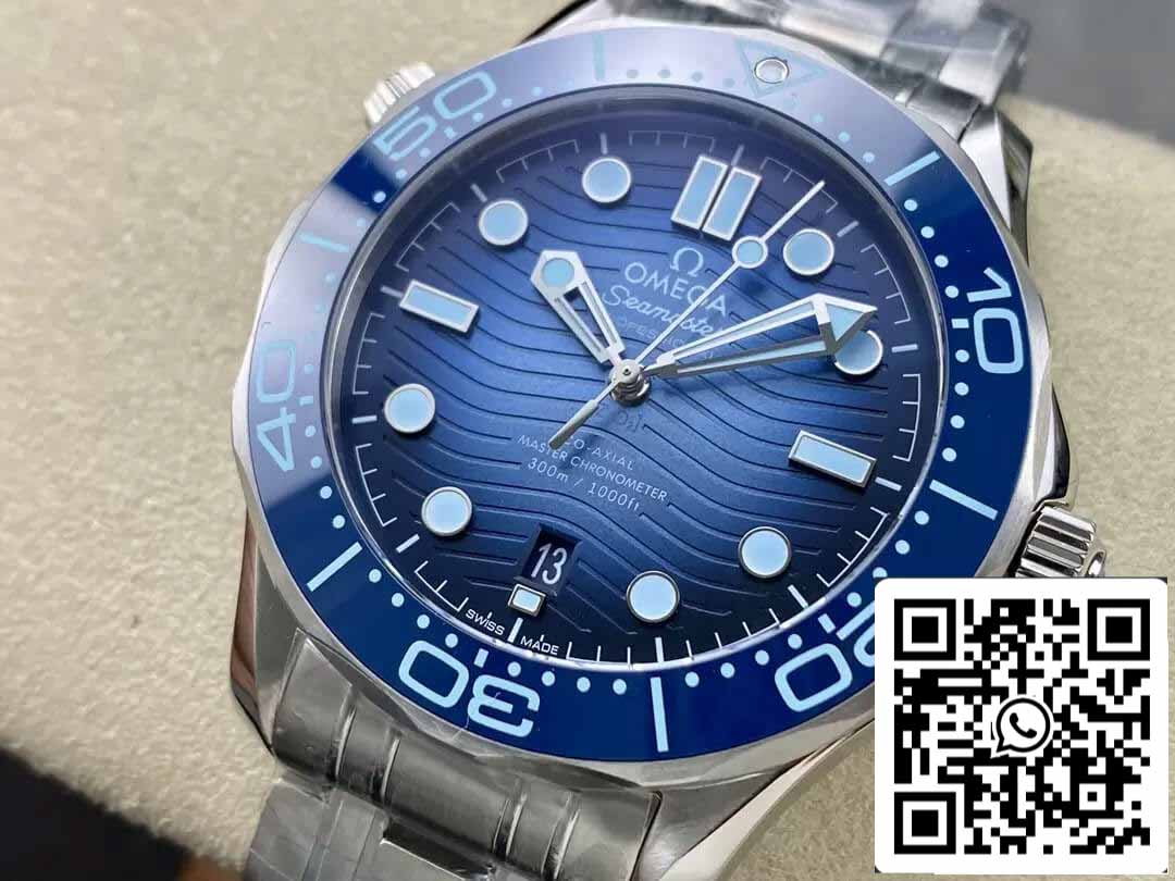 Omega Seamaster Diver 300M 210.30.42.20.03.003 Bleu d'été 1:1 Meilleure édition VS Cadran bleu d'usine