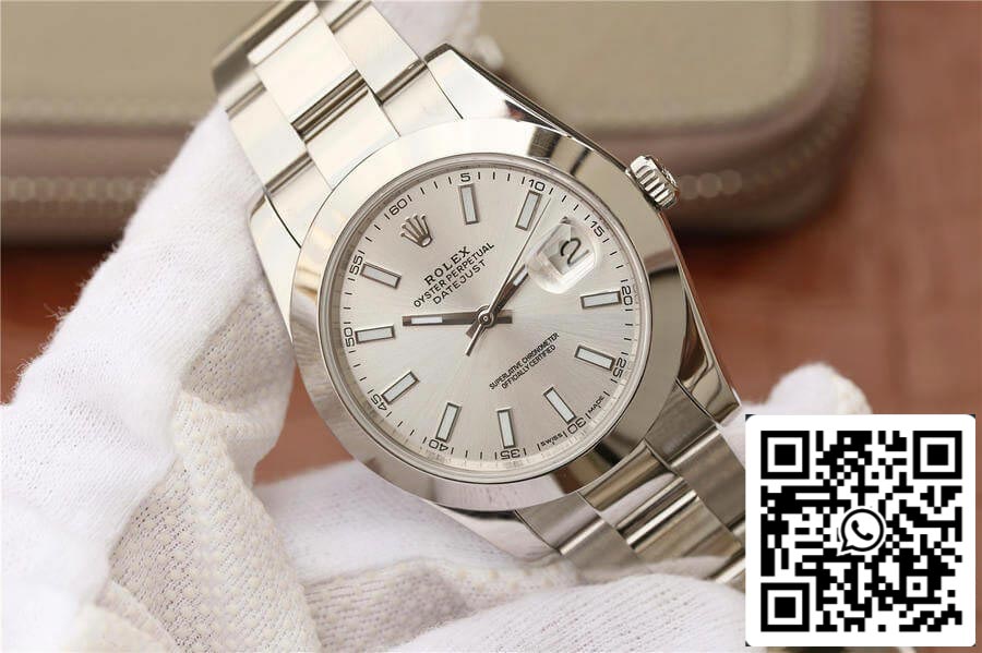 Rolex Datejust M126300-0005 1:1 Meilleure édition EW Factory Cadran blanc