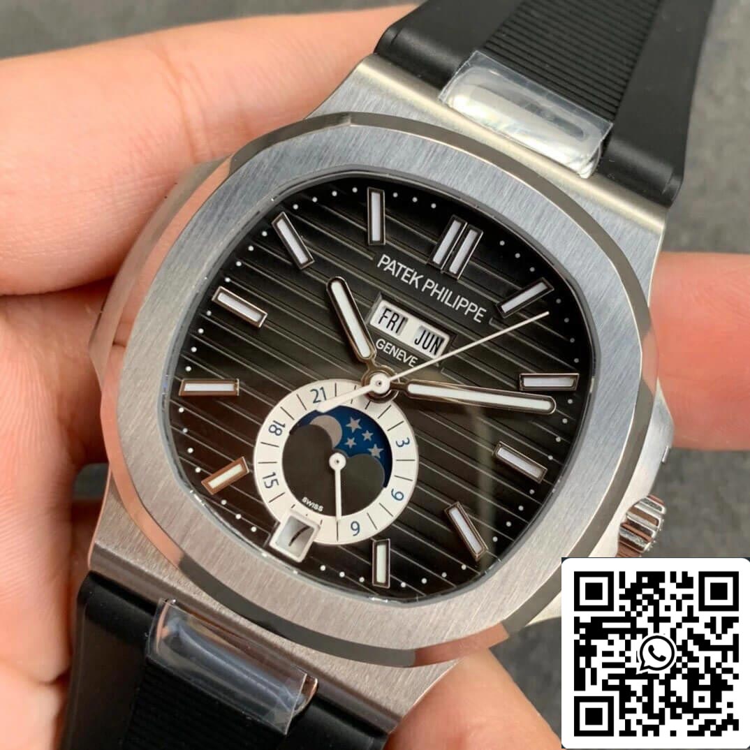 Patek Philippe Nautilus 5726 1:1 Meilleure édition GR Factory V2 Bracelet en caoutchouc