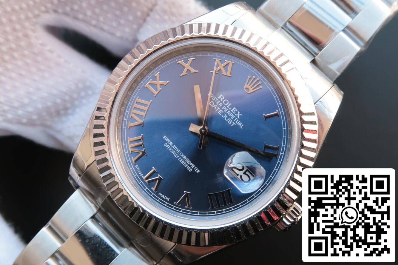 Rolex Datejust 116334 41MM 1:1 Meilleure édition EW Factory Cadran bleu