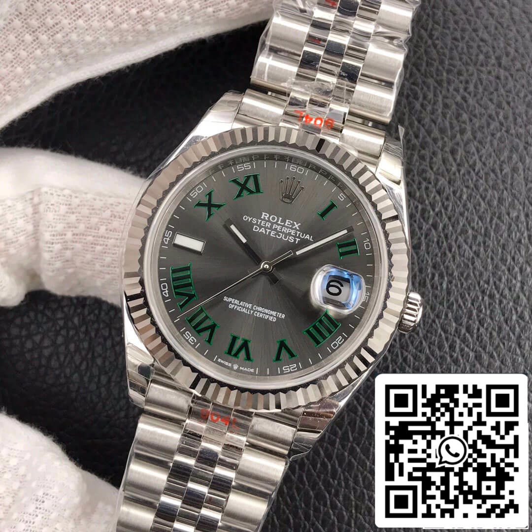 Rolex Datejust M126334-0022 1:1 Meilleure édition EW Factory Gris foncé Gial