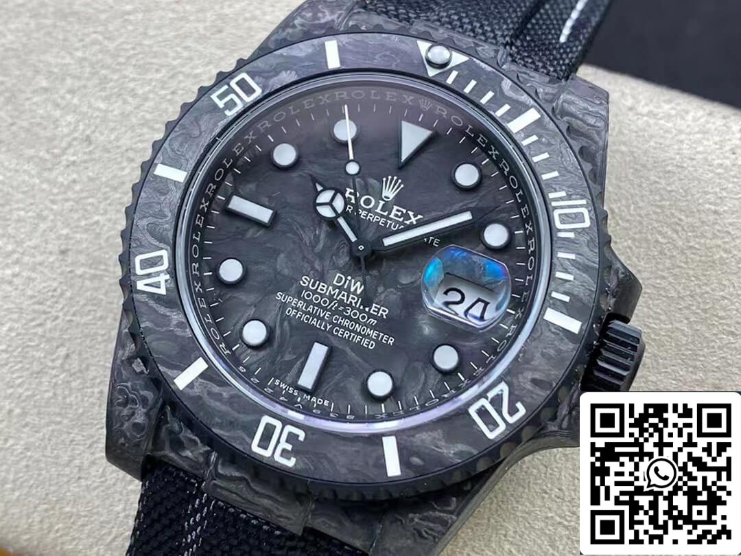 Rolex Submariner 1:1 Best Edition VS Factory DIW Carbon Fiber Dial