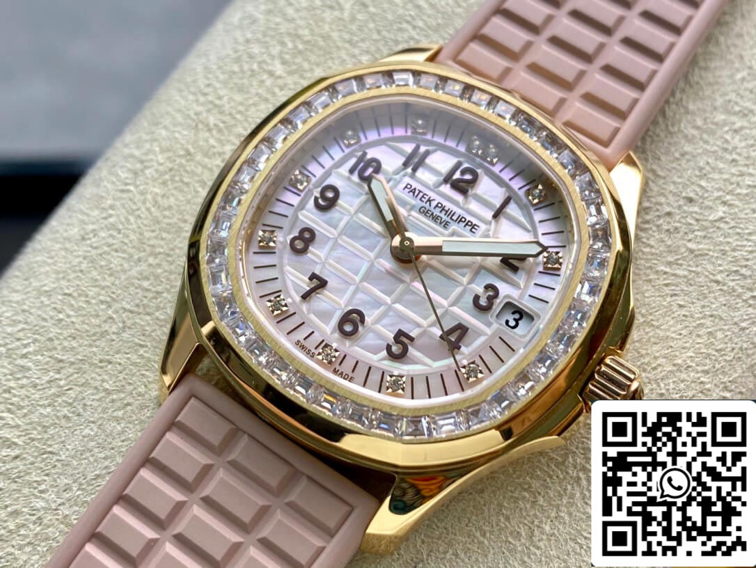 Patek Philippe Aquanaut 5072R-001 1:1 Best Edition PPF Factory Mother Of Pearl Dial