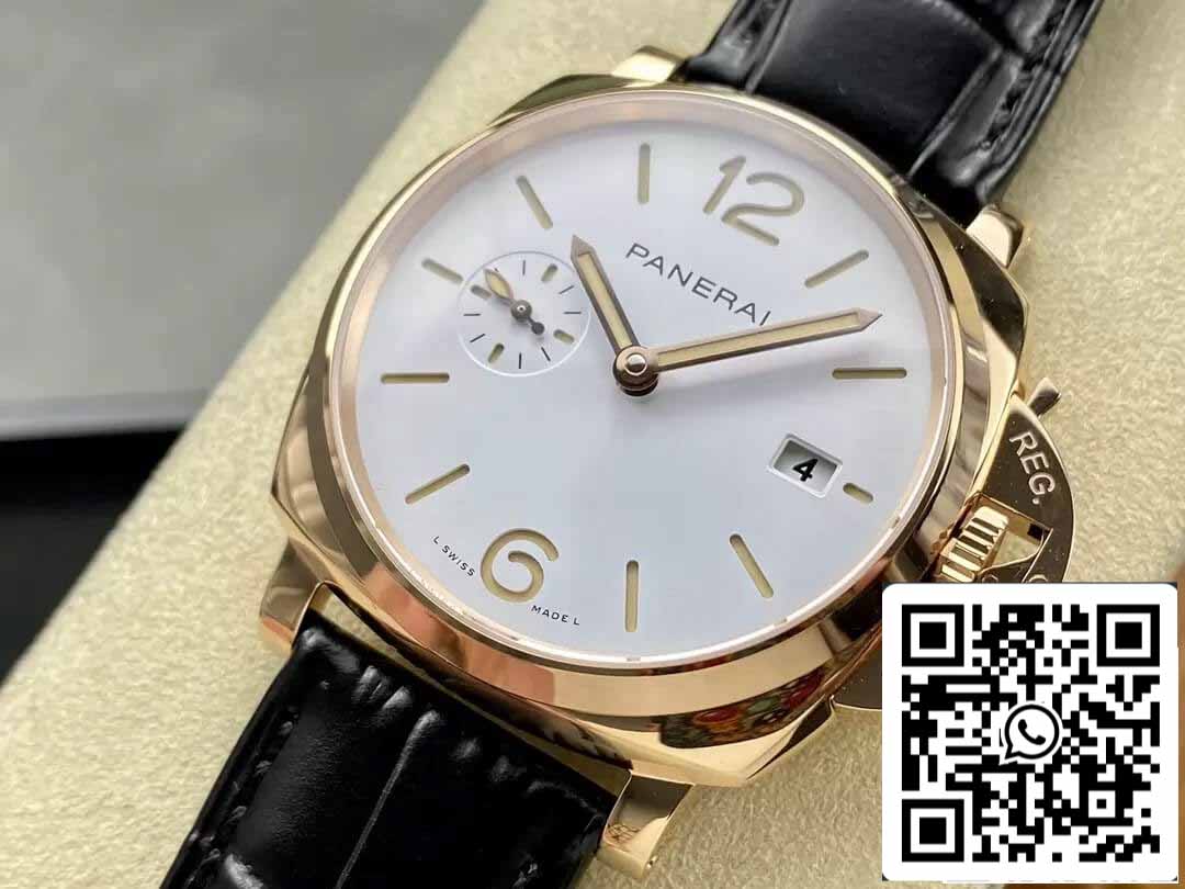 Panerai Luminor PAM01336 1:1 Meilleure édition VS Cadran blanc d'usine