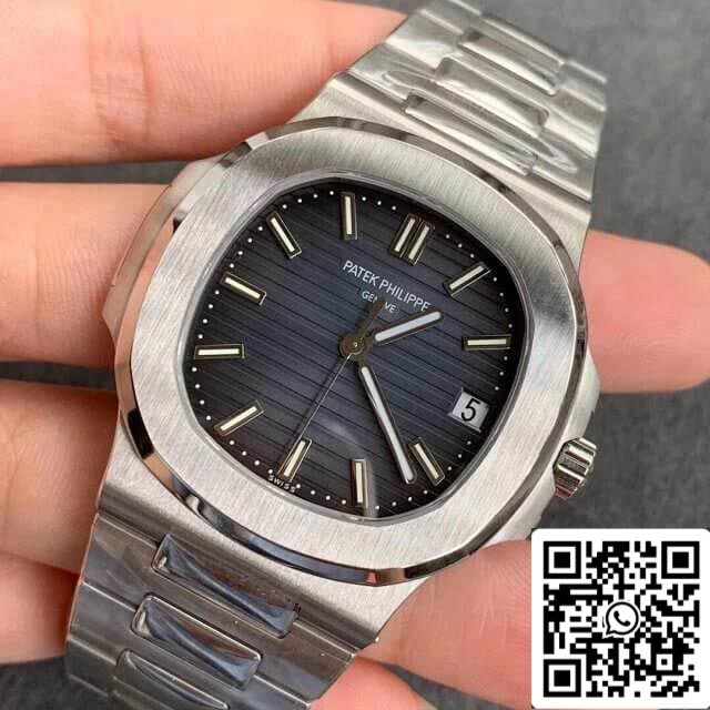 Patek Philippe Nautilus 5711/1A-010 1:1 Meilleure édition PPF Factory V4 Cadran bleu Suisse ETA324