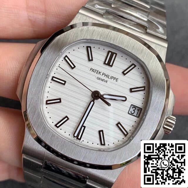 Patek Philippe Nautilus 5711/1A-011 1:1 Meilleure édition PPF Factory V4 Cadran blanc Suisse ETA324