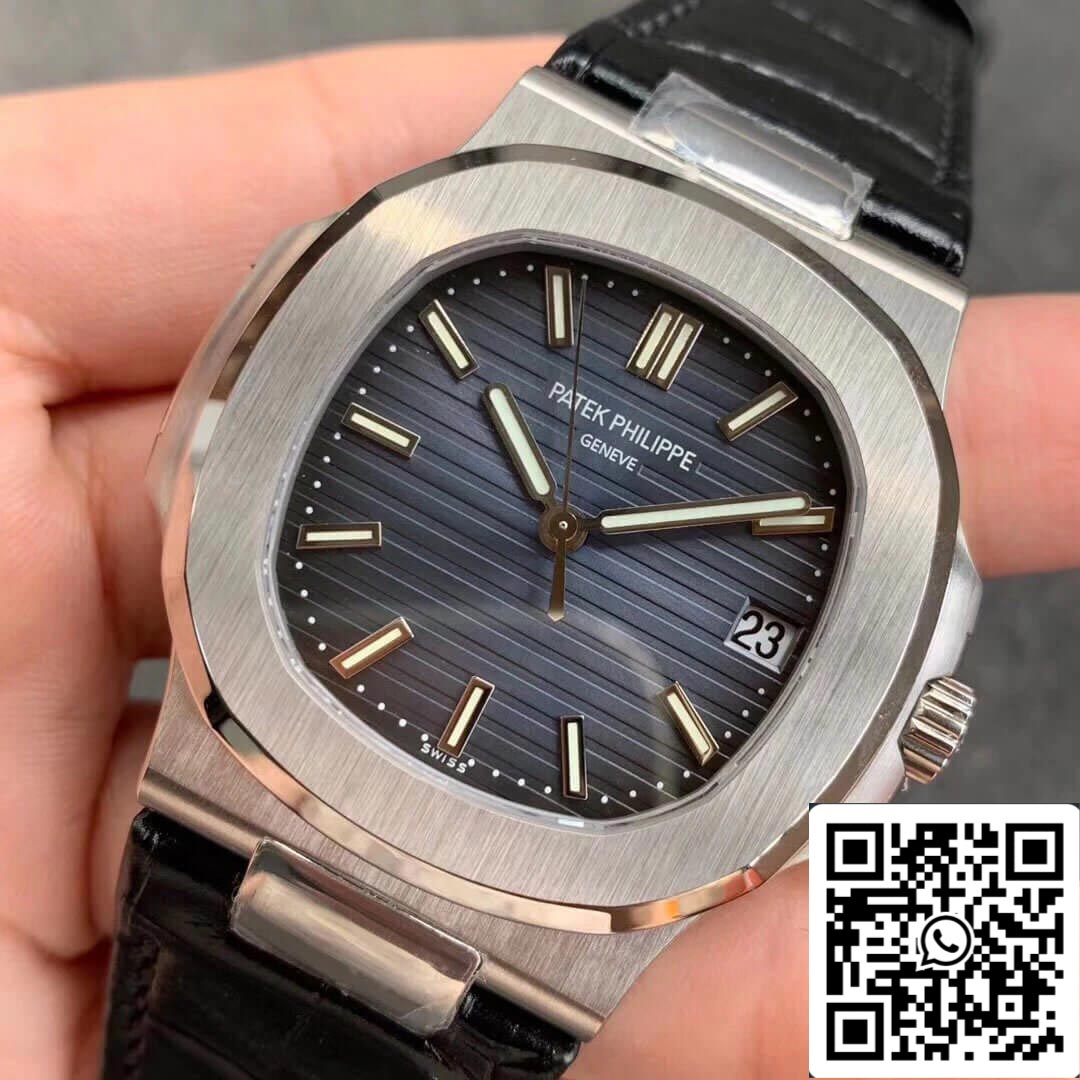 Patek Philippe Nautilus 5711G 1:1 Meilleure édition PPF Factory V4 Cadran bleu Suisse ETA324