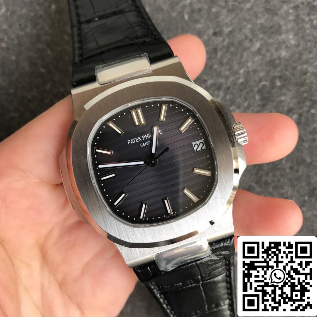 Patek Philippe Nautilus 5711G 1:1 Meilleure édition PPF Factory V4 Cadran noir Suisse ETA324