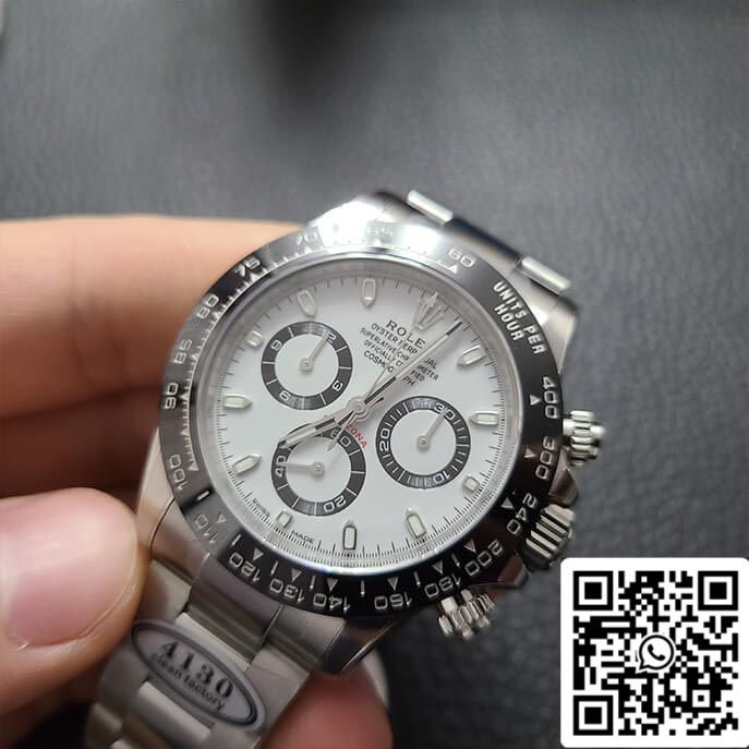 Rolex Cosmograph Daytona M116500LN-0001 1:1 Meilleure édition Clean Factory V3 Lunette noire