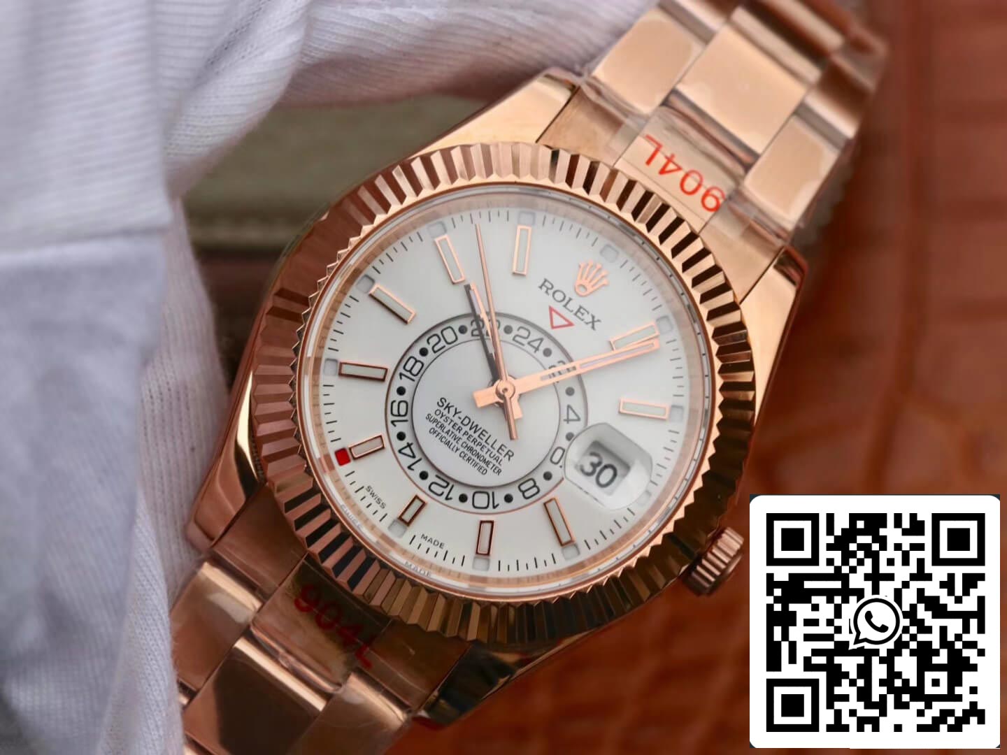 Rolex Sky Dweller M326935-0005 Best 1:1 Edition Noob Factory Rose gold