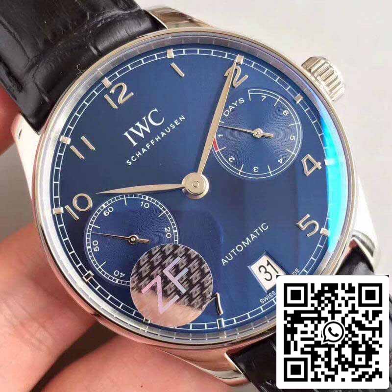 IWC Português IW500703 ZF Factory Relógios Mecânicos 1:1 Melhor Edição Suíça ETA52010