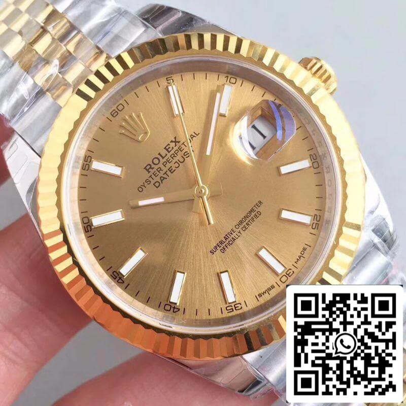 Rolex Datejust 41 126333 EW Factory 1:1 Meilleure édition suisse ETA3235 904L Bracelet jubilé en acier inoxydable