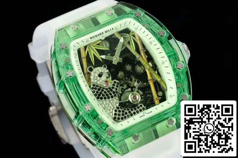 Richard Mille RM26-01 Tourbillon Meilleure édition 1:1 RM Factory Green Transparent Case