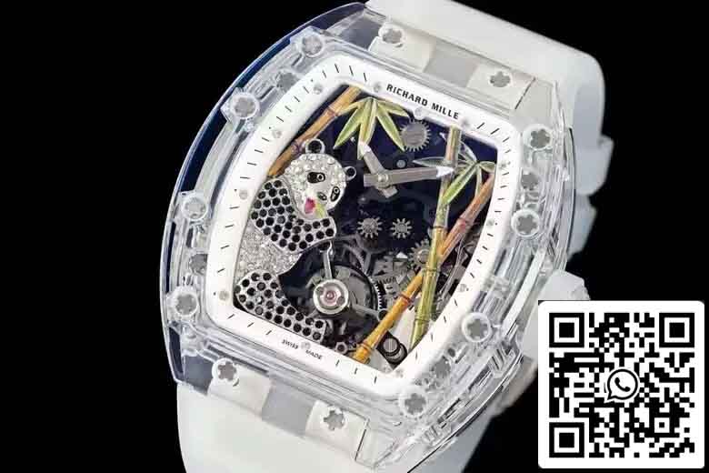 Replica Richard Mille RM26-01 Tourbillon 1:1 Best Edition RM Factory White Strap