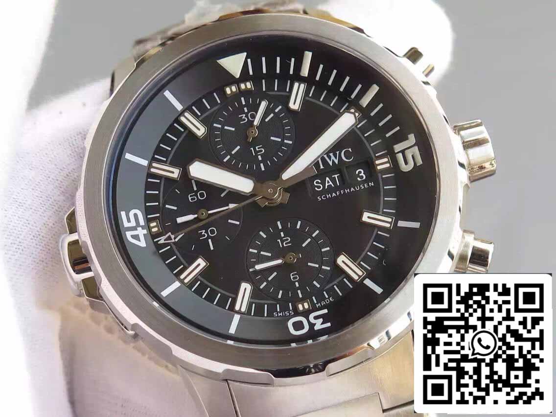 IWC Aquatimer IW376804 1:1 Best Edition V6 Factory schwarzes Zifferblatt