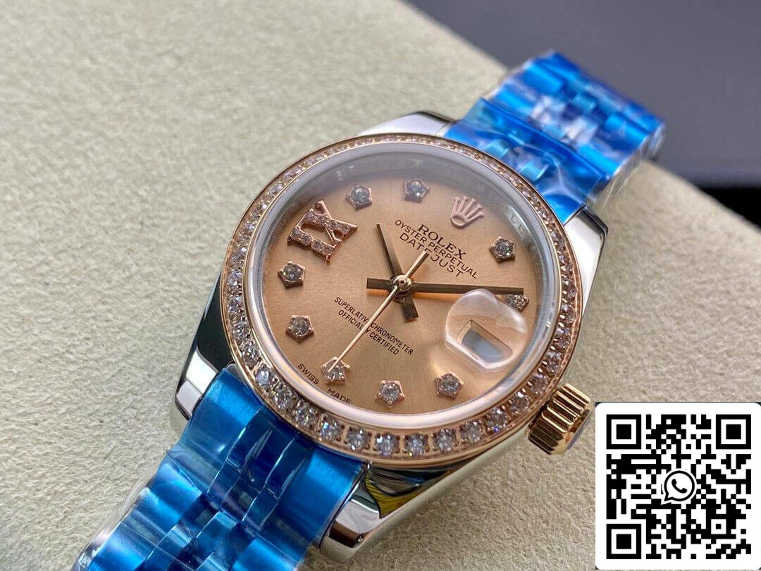 Rolex Datejust 28MM 1:1 Meilleure édition BP Factory Lunette en diamant