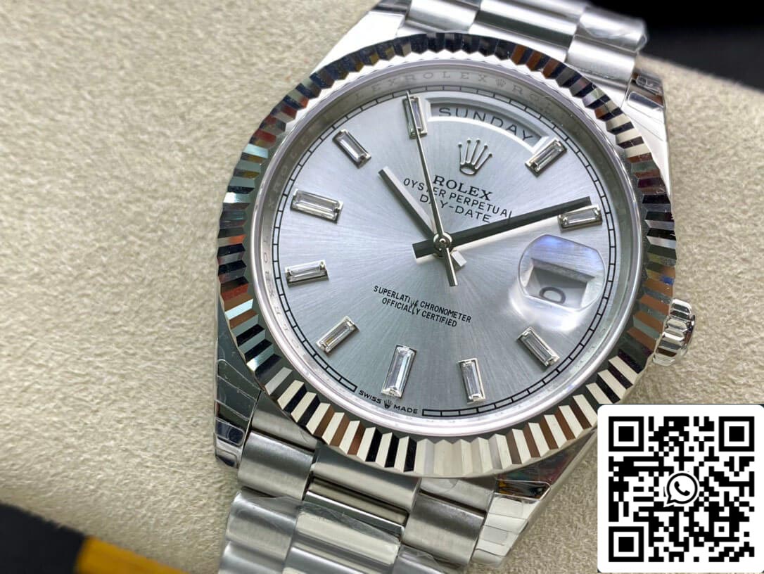 Rolex Day Date M228239-0003 1:1 Meilleure édition EW Factory Or blanc