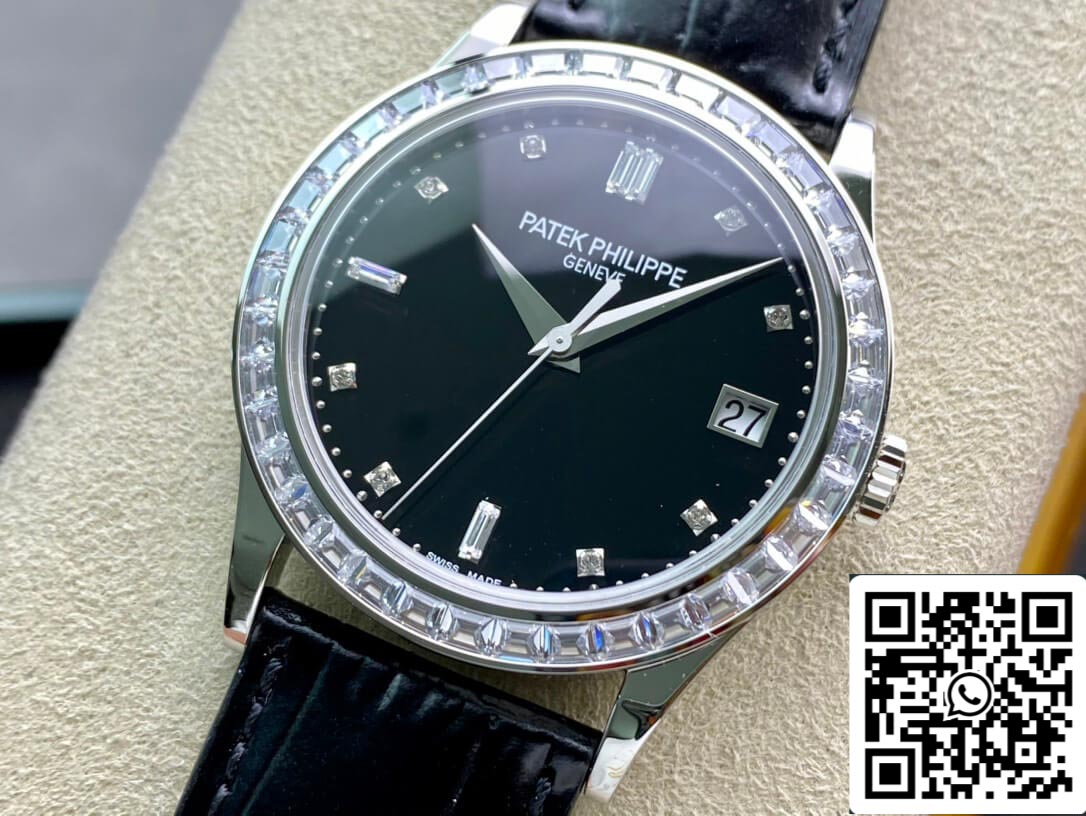 Patek Philippe Calatrava 5298P-012 1:1 Melhor Edição ZF Factory Mostrador Preto