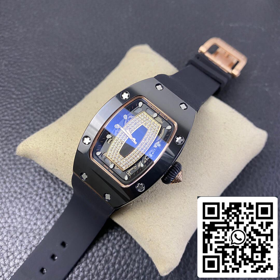 Richard Mille RM 07-01 1:1 Migliore edizione RM Factory in ceramica blu