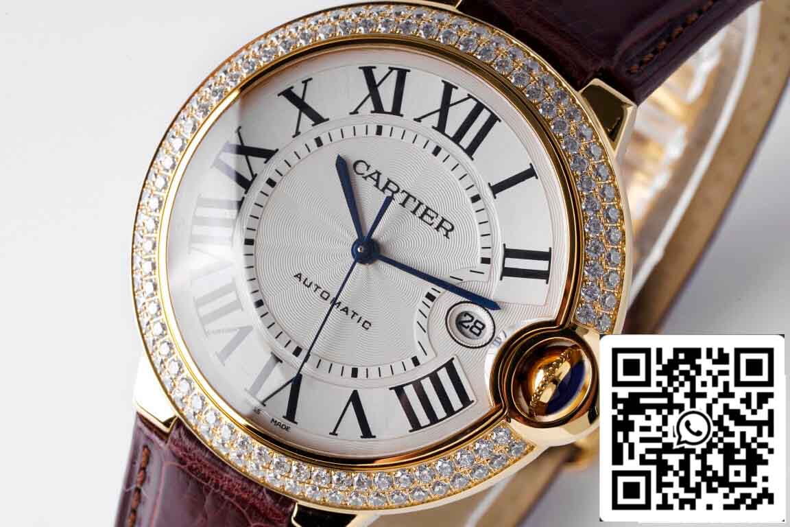 Replica Ballon Bleu De Cartier 42MM WE9007Z3 AF Factory Yellow Gold Case